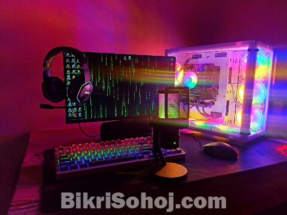 Desktop computer full setup with rx 580 gpu for sell